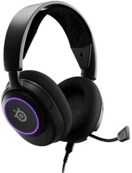Игровая гарнитура STEELSERIES Наушники с микрофоном Arctis Nova 3 черный 1.2м накладные оголовье