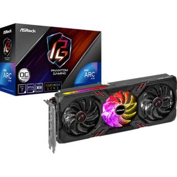 Видеокарта ASRock Intel Arc A770 PHANTOM GAMING OC 16GB GDDR6 256bit 3xDP HDMI 3FAN RTL