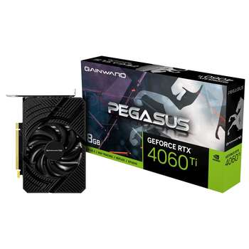 Видеокарта Gainward RTX4060Ti PEGASUS 8GB GDDR6 128bit 3xDP HDMI 1FAN MINI-ITX RTL