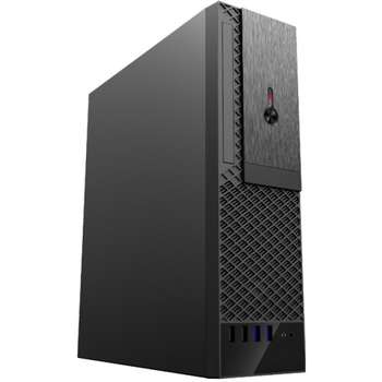 Корпус Foxline FL-1001  |FL-1001-TFX300S| SFF, mATX case, black, w/PSU TFX 300W, w/2xUSB2.0+2xUSB3.0, |FL-1001-TFX300S| w/1xcombo audio, w/pwr cord, w/ 8cm FAN, ODD SLIM
