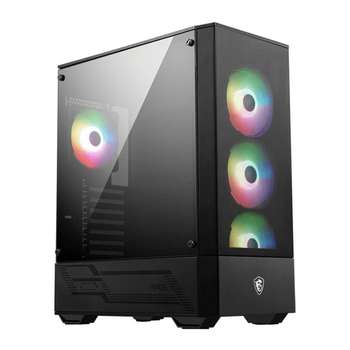 Корпус MSI MAG FORGE 112R Mid-Tower, ATX, 2xUSB 3.2, Audio I/O, 4x120mm ARGB Fan, 6-ch Light controller, Front metal MESH, Up to 330mm GPU, Tempered Glass