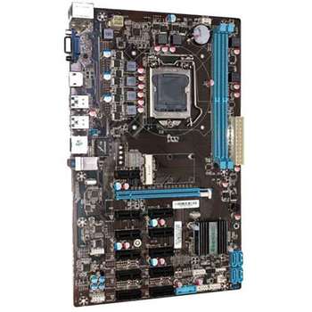 Материнская плата Esonic B250-BTC-Gladiator LGA 1151 ATX 2хDDR4 PCI-Ex16 11xPCI-Ex1 HDMI VGA RTL {20}