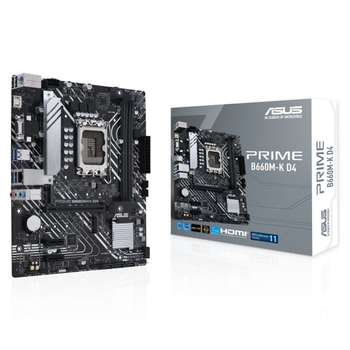 Материнская плата ASUS PRIME B660M-K D4 LGA1700 mATX 2xDDR4 PCIEx16 2xPCIEx1 2xM.2 HDMI VGA GLAN