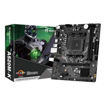 Материнская плата Maxsun MS-Challenger A520M-K A520, AM4, 2*DDR4, 1*PCIEx16, 1*PCIEx1, 2*M.2, 4*USB3.2Gen1, 6*USB2.0, 3*SATA3.0, 1G, DP, HDMI, M-ATX, RTL