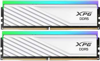 Оперативная память XPG Модуль памяти ADATA Lancer Blade RGB 32GB DDR5 6400 DIMM white kit 16*2, 1.4V, CL32-39-39