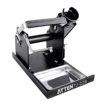 Паяльное оборудование Atten Подставка под паяльник с держателем припоя, цельнометаллическая конструкция, держатель припоя, губки и паяльника 3 в 1, экономит место, легко в эксплуатации