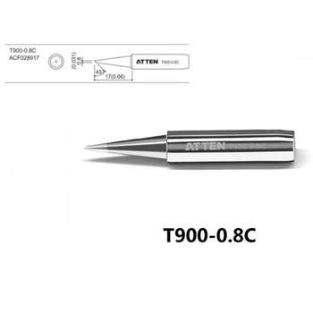 Паяльное оборудование Atten Аксессуары для пайки Паяльное жало , T900-0.8C
