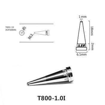 Паяльное оборудование Atten Аксессуары для пайки Паяльное жало , T800-1.0I
