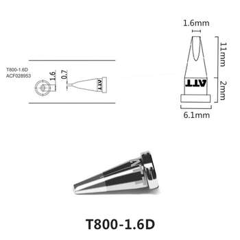 Паяльное оборудование Atten Аксессуары для пайки Паяльное жало , T800-1.6D