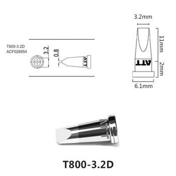 Паяльное оборудование Atten Аксессуары для пайки Паяльное жало , T800-3.2D