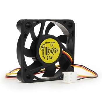 Система охлаждения Gembird Вентилятор в корпус D50SM-12AS 50x50x10, втулка, 3 pin, провод 25 см {400}