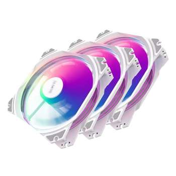 Система охлаждения ALSEYE Вентилятор в корпус M120-PWA KIT FAN 3*120mm, 800;1700rpm, 31;66CFM, 19.4;33.8dBA, AURA RGB, PWM + 3pin Aura, RTL{24}