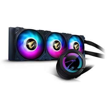 Система охлаждения Gigabyte AORUS WATERFORCE 360, 3 x 120mm ARGB Fan, RTL {6}