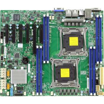 Материнская плата для сервера SuperMicro Материнская плата MBD-X10DRL-I-B, OEM ATX 8x 288-pin DDR4 DIMM slots LGA 2011 10x SATA3  3 PCI-E 3.0 x8 1 PCI-E 3.0 x16 1 PCI-E 3