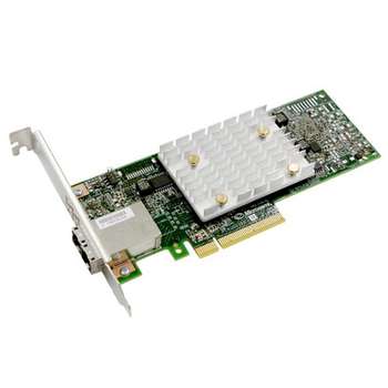 Серверный контроллер Microchip HBA-адаптер Microsemi Adaptec HBA 1100-8e  PCI Express 3.0 x8, SAS-3 12 Гб/с, 2хSFF8644 external