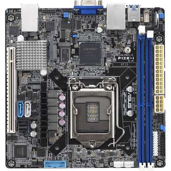 Материнская плата для сервера ASUS Материнская плата P12R-I LGA1200 mini-ITX 2xDDR4 PCIEx16 M.2 VGA 2xGLAN