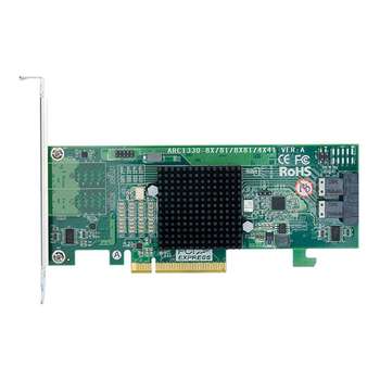 Серверный контроллер Areca HBA-адаптер ARC-1330-8i PCIe 3.0 x8 Low Profile, SAS/SATA 12G, HBA, 8port , RTL {10}