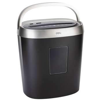 Шредер DELI Shred capacity: 5 Shred size: 4*25 Working time: 5min Bin capacity: 17L