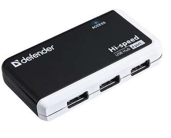 USB-концентратор Концентратор USB2 4PORT QUADRO INFIX 83504 DEFENDER