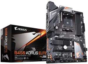 Материнская плата (ATOM) Материнская плата Gigabyte B450 AORUS ELITE Rev.1.0 (уценка)