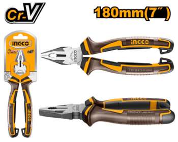 Инструмент INGCO_Handtools Плоскогубцы Ingco HCP28188 Размер:7"/180мм, Cr-V HCP28188