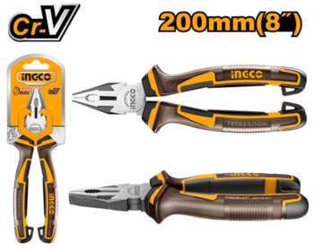 Инструмент INGCO_Handtools Плоскогубцы Ingco HCP28208 Размер:8"/200мм,Cr-V HCP28208