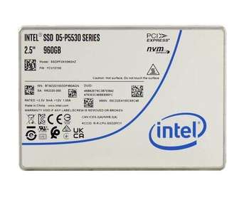 Накопитель для сервера Intel SSD жесткий диск PCIE 960GB TLC D5-P5530 SSDPF2KX960HZN1 INTEL