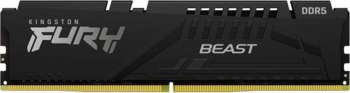Оперативная память Kingston Память DDR5 16GB 5600MHz KF556C36BBE-16 Fury Beast Black Expo RTL Gaming PC5-44800 CL36 DIMM 288-pin 1.25В kit single rank с радиатором Ret