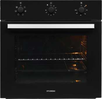 Духовой шкаф HYUNDAI Электрический HEO 6631 BG черное стекло