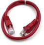 Патч-корд BURO UTP 4 пары cat.5E CCA molded 0.25м красный RJ-45