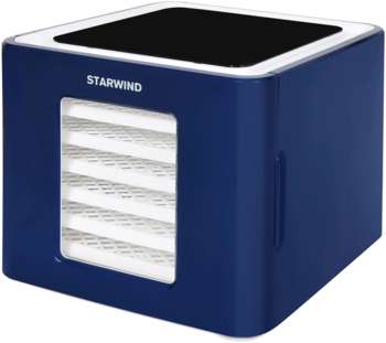 Сушилка для овощей и фруктов STARWIND Сушка для фруктов и овощей SFD9534 12под. 400Вт синий