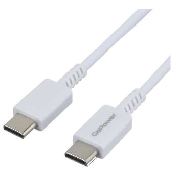 Видеокабель GoPower Кабель TYPE-C  1M 00-00022803 WHITE GOPOWER