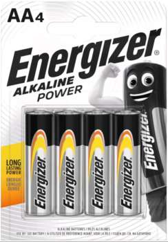 Аккумулятор Energizer Alkaline power LR6 AA BL4