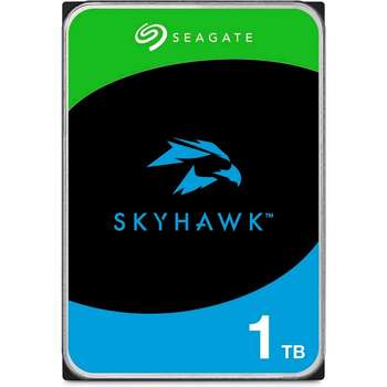 Жесткий диск HDD Seagate Жесткий диск 3.5" 1TB SkyHawk Surveillance HDD ST1000VX013 SATA 6Gb/s, 5400rpm, 256MB