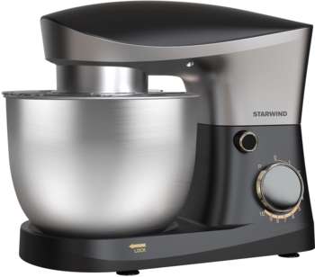 Миксер STARWIND планетарный SPM2251 1500Вт черный/серебристый