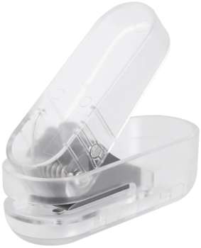 Дырокол DELI NS088white макс.:10лист. пластик белый отв.:1
