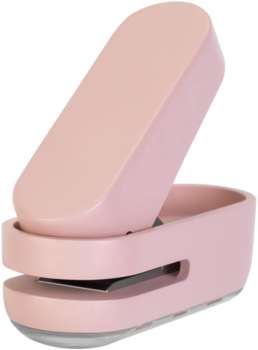Дырокол DELI NS088pink макс.:10лист. пластик розовый отв.:1