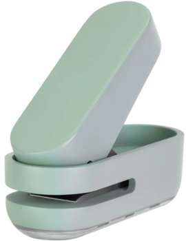Дырокол DELI NS088green макс.:10лист. пластик зеленый отв.:1