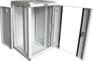 Шкаф, стойка LANMASTER Шкаф коммутационный  настенный 6U 312x300мм пер.дв.стекл 30кг серый