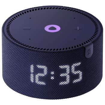 Устройство (умный дом) Yandex Умный динамик, Домашняя мультимедийная платформа ''Яндекс.Станция Мини'' обновленная версия с часами. Цвет: синий.