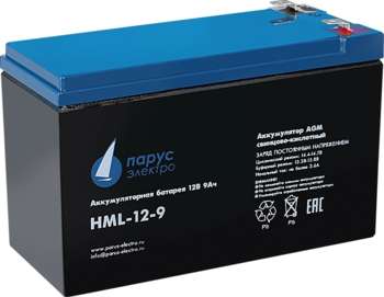 Аккумулятор для ИБП СВЯЗЬ ИНЖИНИРИНГ Батарея для ИБП HML-12-9 12В 9Ач