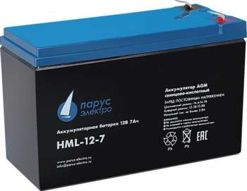 Аккумулятор для ИБП СВЯЗЬ ИНЖИНИРИНГ Батарея для ИБП HML-12-7 12В 7.2Ач
