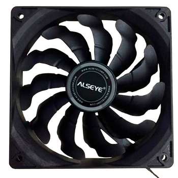 Кулер для корпуса ALSEYE Вентилятор в корпус S120-F  
Fan Size: 120*120*30mm Voltage: 12V Current: 0.15-0.35A±10% Speed: 500 - 1700R.P.M±10% Air Flow: 20~66CFM±10% Static Pressure: 0.25-1.61mmH20±10% Bearing: FDB Lifespan: 40,000hours Noise: 13.3 - 33.8dB