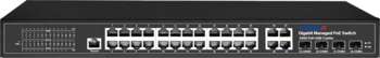 TRASSIR Коммутатор TR-NS24284C-400-24PoE  24PoE 400W управляемый