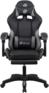 Кресло Oklick игровое Оклик Camper черный/серый искусственная кожа с подголов. крестов. пластик подст.для ног
