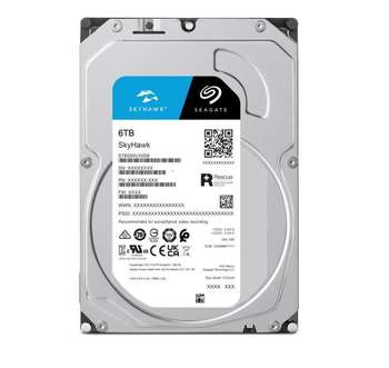 Жесткий диск HDD Seagate Жесткий диск SATA-III 6Tb Skyhawk