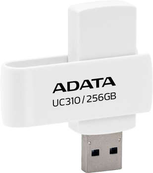USB-носитель A-DATA Флеш Диск 256GB UC310 UC310-256G-RWH USB3.2 белый