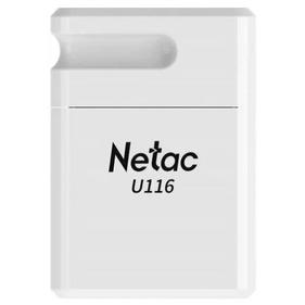 Flash-носитель Netac USB Drive 128GB  U116 128Gb <NT03U116N-128G-30WH>, USB3.0, миниатюрная пластиковая белая