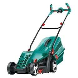 Газонокосилка BOSCH ARM 34 [06008A6101] роторная { шир. 34см, Мотор Power drive, Момент 16Нм, 1300Вт, 40л, 11кг }