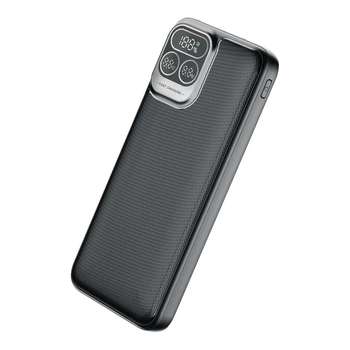 Внешний аккумулятор Perfeo Powerbank Atomic Age 10000 mAh/LED дисплей/PD + QC 3.0/Type-C/2 USB/Выход: 5A, max 22.5WBlack